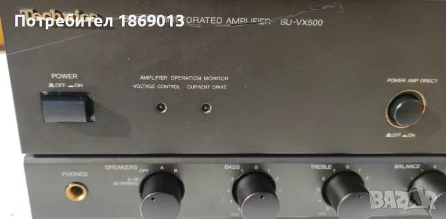 Technics SU-VX500, снимка 2 - Ресийвъри, усилватели, смесителни пултове - 47831667