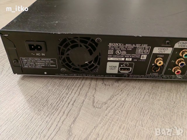 Sony BDP-S300 Blu-ray Player, снимка 10 - Аудиосистеми - 43942769