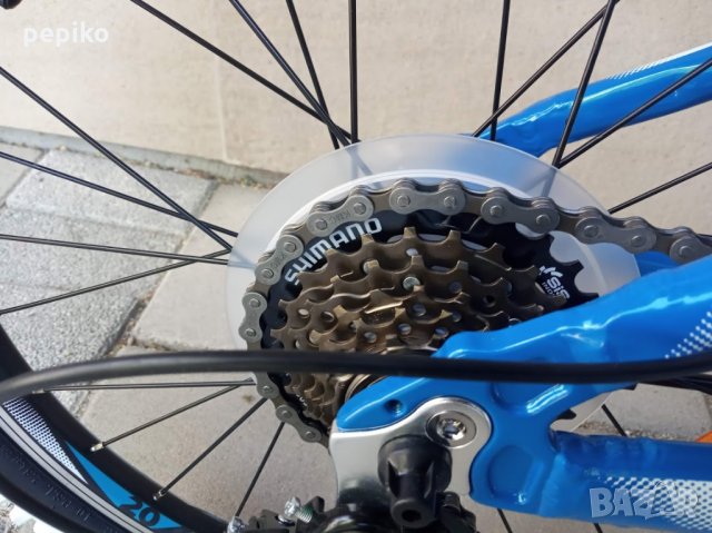 Продавам колела внос от Германия АЛУМИНИЕВ ДЕТСКИ ВЕЛОСИПЕД 20 ЦОЛА SHOCKBLAZE WARRIOR  ПРЕДЕН АМОРТ, снимка 5 - Велосипеди - 33164718