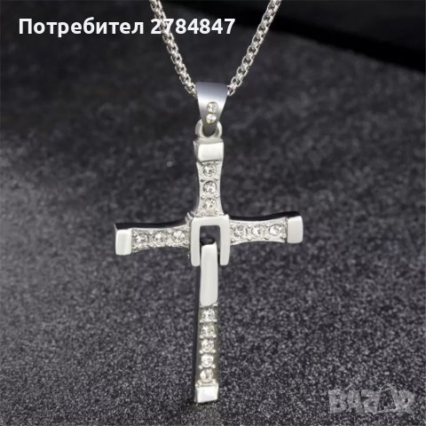Колие с кръст , снимка 3 - Колиета, медальони, синджири - 38322954