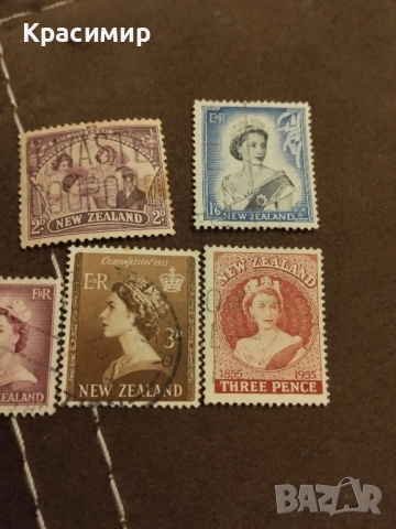 Нова Зеландия.Елизабет . пощенски марки , снимка 7 - Филателия - 52498840