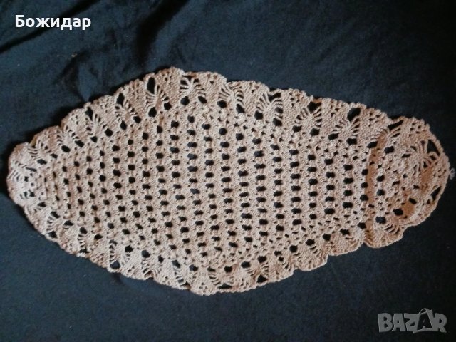 Ръчно Плетено каре. На 1 кука.