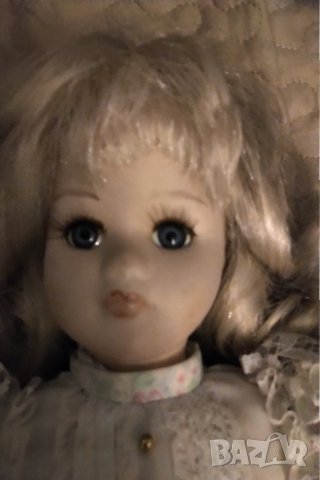 Стара колекционерска порцеланова кукла , снимка 6 - Колекции - 34929175