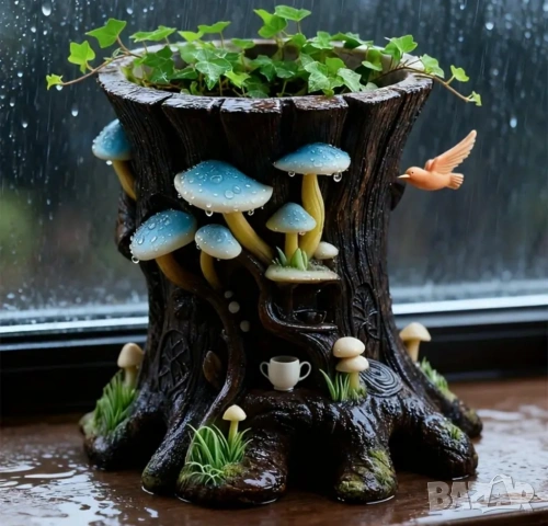 Молд кашпа дънер с гъби, снимка 6 - Форми - 53412597