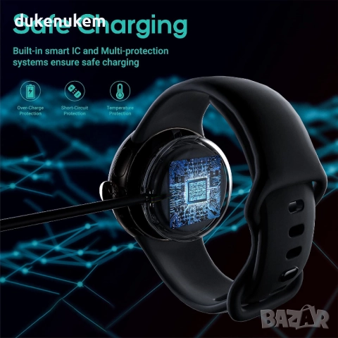 USB-C Магнитен Кабел за Зареждане, съвместим с Google Pixel Watch (1-во поколение), снимка 6 - USB кабели - 52606355