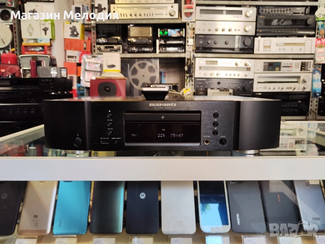 CD Player Marantz CD 6005 с оригинално дистанционно. В отлично техническо и визуално състояние., снимка 2 - Декове - 51723384