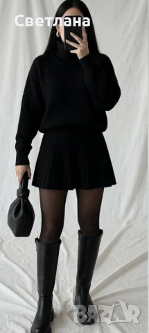 Комплект плетиво Блузка+Пола, снимка 2 - Комплекти - 52931976