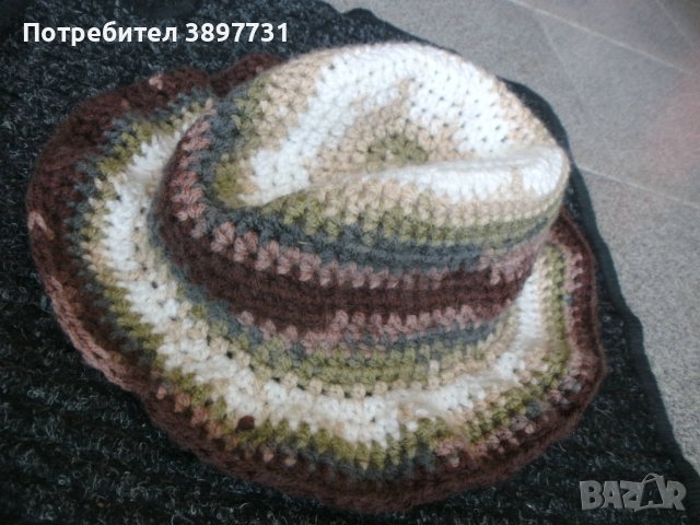 Дамска шапка - уникална изработка , снимка 8 - Шапки - 43178085