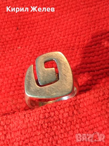 ДИЗАЙНЕРСКИ ФЕШЪН АРТ СРЕБЪРЕН ПРЪСТЕН СРЕБРО 925 ПРОБА 36593, снимка 3 - Пръстени - 39979808