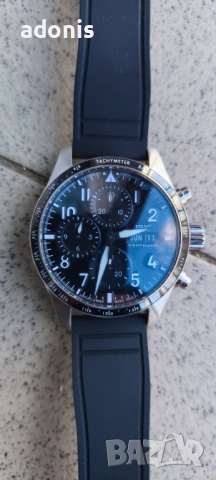 IWC Shaufhaussen Pilot's Watch Chronograph 41 AMG automatic mechanical watch Eta Valjoux 7750 movt, снимка 16 - Други - 53079361