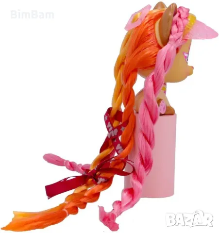  Модно кученце I Love VIP Pets Bow Power с много дълга коса и аксесоари - Шиара, снимка 3 - Кукли - 48274929