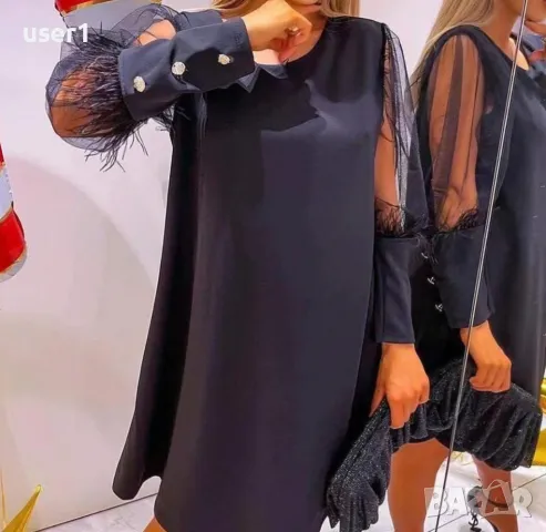 Черна рокля, чисто нова, снимка 2 - Рокли - 50116512