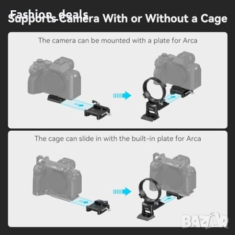 Нова SMALLRIG Въртяща се монтажна плоча за фотоапарат Sony Alpha, снимка 8 - Чанти, стативи, аксесоари - 42968438