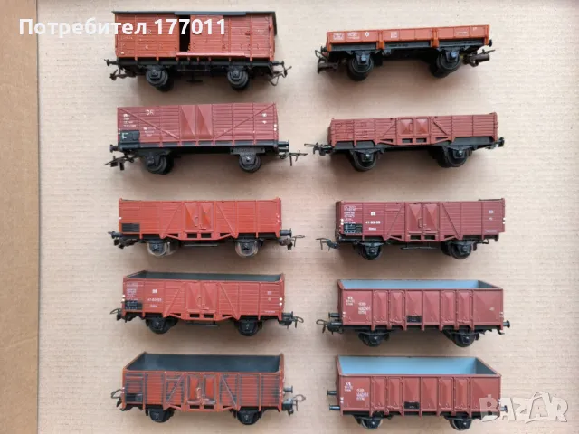 Tоварни вагони за влакче мащаб H0 (1:87)