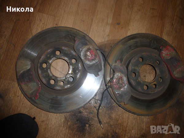 Предни дискове с накладки за Пежо 807 2.2 хди 128 к.с