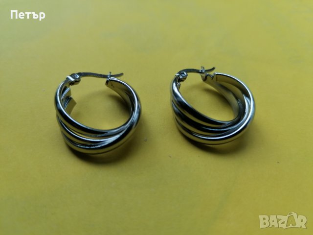 Продавам нови стоманени обеци ( stainless steel) , снимка 8 - Обеци - 37950693
