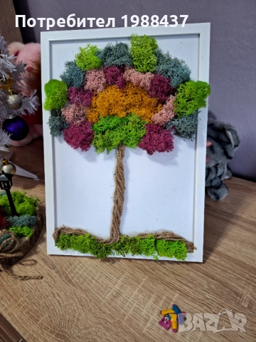 Картини /Подаръчета за повод от скандинавски мъх, снимка 5 - Декорация за дома - 52651329