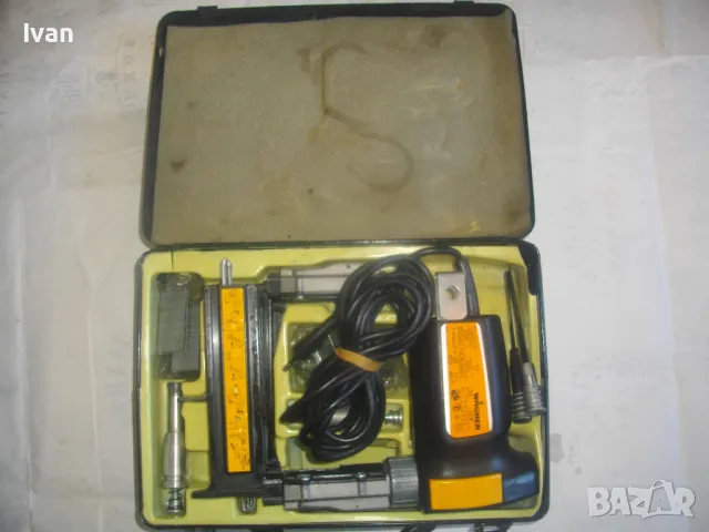 WAGNER MOTORHAMMER 0177 Пълен комплект немски електрически такер ел.длето професионален 120W 2 прист, снимка 17 - Други инструменти - 47717541