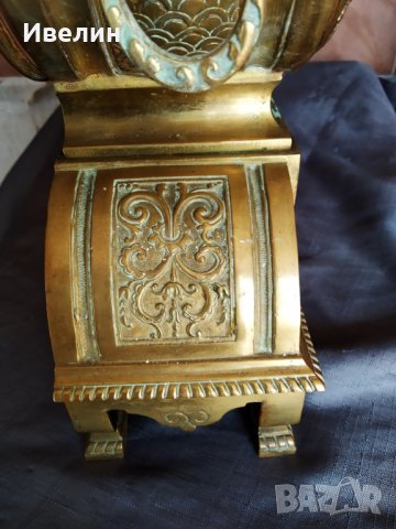 бароков каминен часовник, снимка 7 - Антикварни и старинни предмети - 26312658