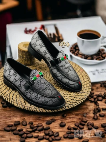 мъжки мокасини gucci , снимка 8 - Мокасини - 51392999