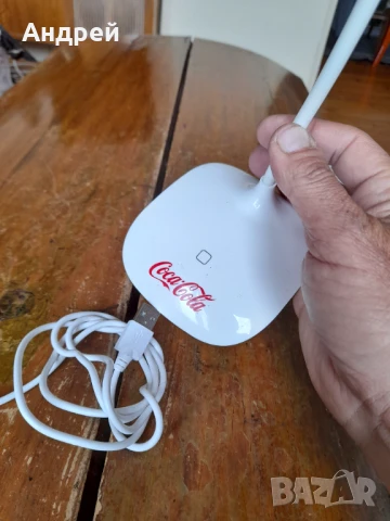 Стара компютърна лампа Кока Кола,Coca Cola, снимка 2 - Други ценни предмети - 50462346