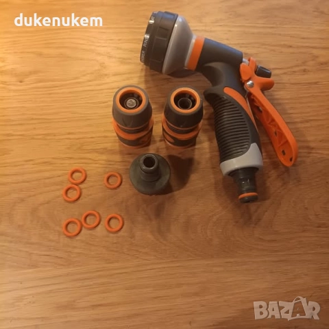 Градински пистолет, 8 режима, висок натиск, ергономичен дизайн, снимка 8 - Напояване - 52452790