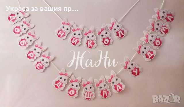 Надпис за посрещане на новородено бебе у дома , снимка 2 - Други - 39245240