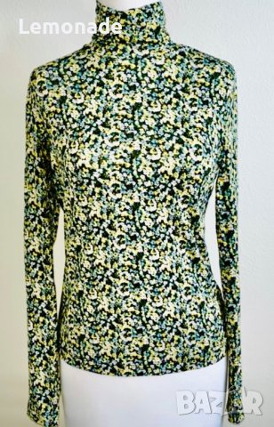 Нова дамска блуза с поло яка, снимка 2 - Блузи с дълъг ръкав и пуловери - 44127896