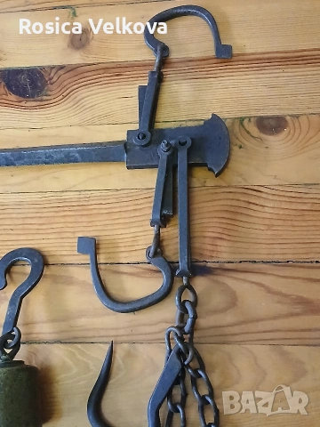 Стар ретро кантар с топуз , снимка 3 - Антикварни и старинни предмети - 53243306