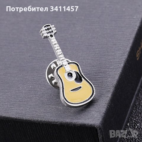 ЗНАЧКА АКУСТИЧНА КИТАРА., снимка 2 - Китари - 39980470