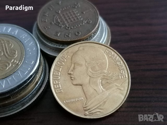 Монета - Франция - 20 сентима | 1987г., снимка 2 - Нумизматика и бонистика - 35378762