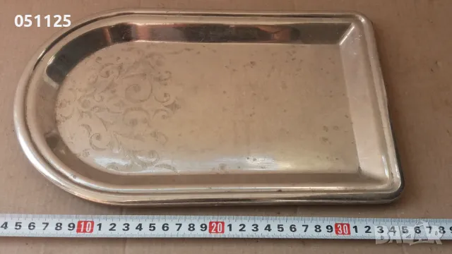 масивен бронзов поднос за кафе , снимка 2 - Антикварни и старинни предмети - 49762082