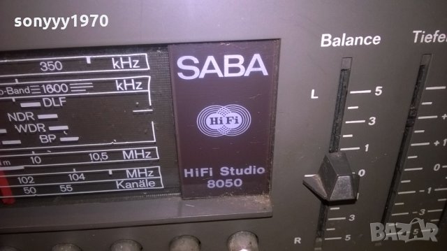 SABA HIFI STUDIO 8050 STEREO RECEIVER-ВНОС ХОЛАНДИЯ, снимка 12 - Ресийвъри, усилватели, смесителни пултове - 27793642