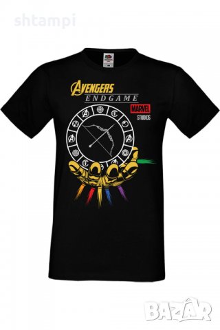 Мъжка тениска Avengers HAWK EYE,Игра,Гейм,Геймър,Подарък,Изненада,Повод,Празник,Събитие,Развлечение.