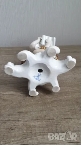 Стара порцеланова фигура-ангелче, снимка 7 - Колекции - 47258290