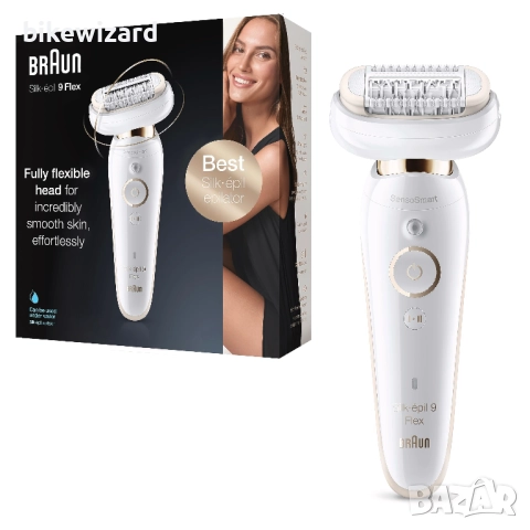 Braun Silk-Epil SES9001 3D WHT/Gold BOX MN епилатор