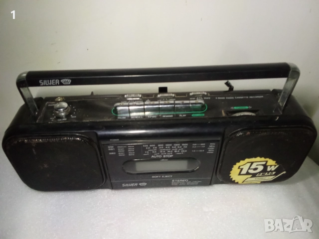 Радиокасетофонче Silver Crown, снимка 8 - Радиокасетофони, транзистори - 51456514