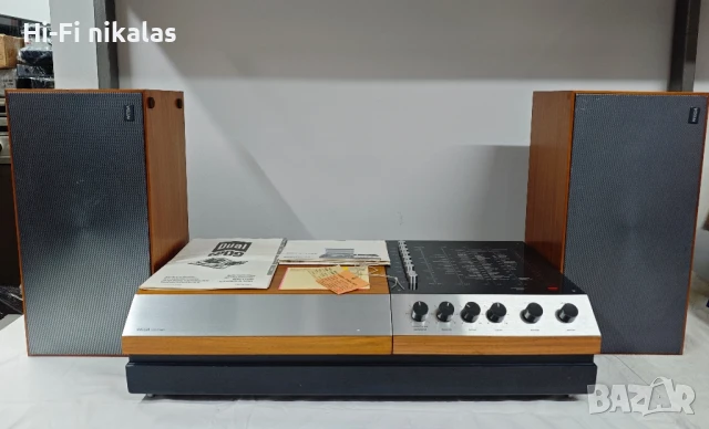 грамофон FM стерео радио Hi-Fi система стерео тонколони WEGA 3204 Dual 1209, снимка 3 - Радиокасетофони, транзистори - 51342887