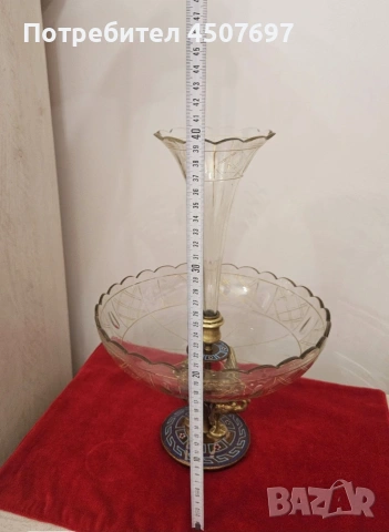 Christofle Бронзов ваза - център за маса., снимка 9 - Антикварни и старинни предмети - 53090038