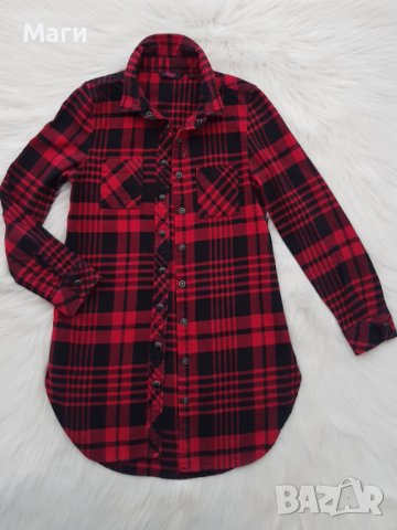 Детска карирана туника 7-8 години, снимка 5 - Детски Блузи и туники - 43025516