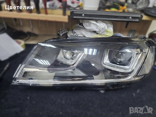 Ляв фар VW Tuareg 8P Facelift lqv far туарег 8п фейслифт , снимка 2 - Части - 52945273