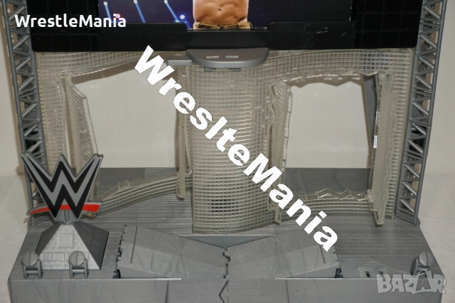 Рядка Кеч Сцена WWE ELECTRONIC ULTIMATE ENTRANCE STAGE PLAYSET MATTEL RAW AND SMACKDOWN, снимка 5 - Колекции - 51854839