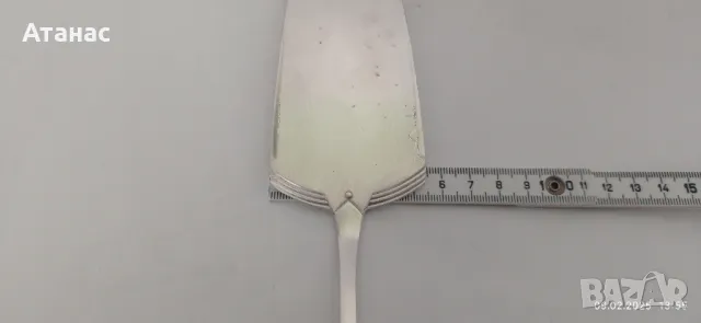 Посребрена лопатка "WMF" за торта, снимка 5 - Прибори за хранене, готвене и сервиране - 49039793