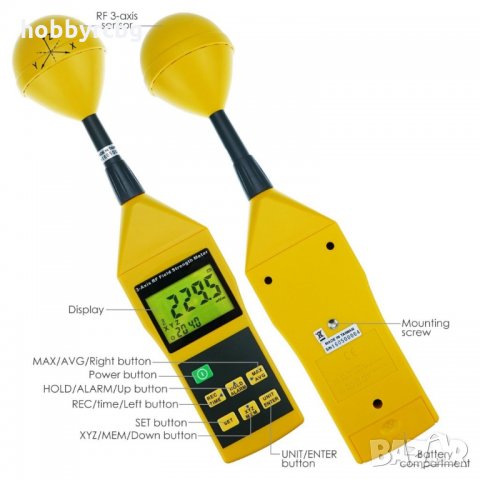 Уред за измерване на радиочестотна радиация от 10МHz до 8GHz, снимка 3 - Други инструменти - 33332142