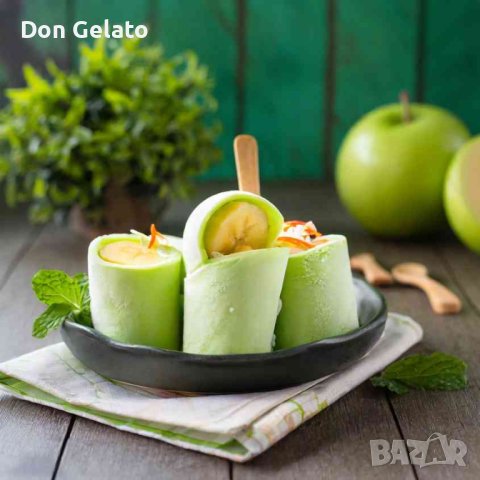 Суха смес за Тайландски сладолед ЗЕЛЕНА ЯБЪЛКА *Сладолед на прах ЗЕЛЕНА ЯБЪЛКА (1,3кг / 4-5 L Мляко), снимка 6 - Други - 37668044