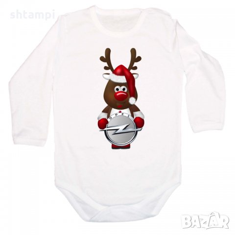 Бебешко боди OPEL Christmas Reindeer, снимка 3 - Бодита за бебе - 33248639