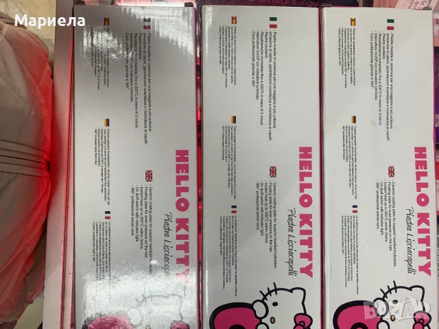 Преса за коса HELLO KITTY / Преса за изправяне и накъдряне до 200°С, снимка 11 - Преси за коса - 47846343