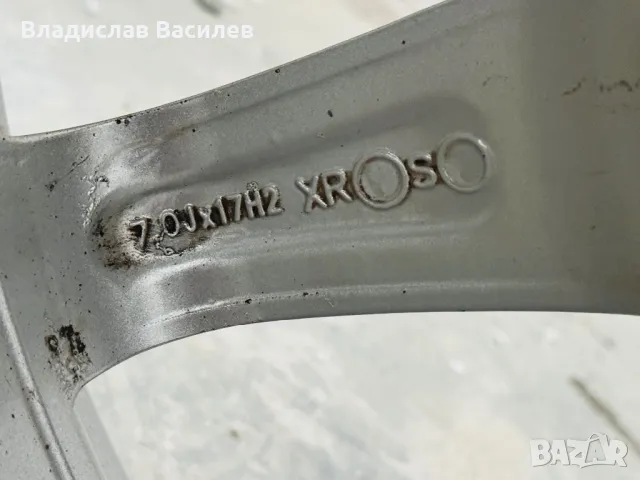 Алуминиеви джанти 17" Honda accord 7, снимка 3 - Гуми и джанти - 49322010