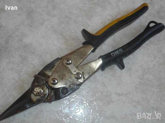 Права Немска Ножица За Рязане На Ламарина-Тел-Мрежа-Erdu Bessy D16S, снимка 8 - Други инструменти - 33290321