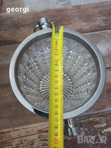 Кристална ледарка шампаниера  1/3, снимка 6 - Аксесоари за кухня - 38445789